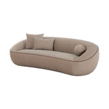 Jenny 98.5" Taupe Performance Faux Mohair Sofa - View 4