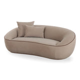 Jenny 78" Taupe Performance Faux Mohair Loveseat - View 4