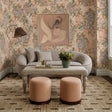 Jenny 78" Taupe Performance Faux Mohair Loveseat - View 1