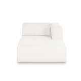 Tarra Cream Performance Chenille Modular Chaise - View 3