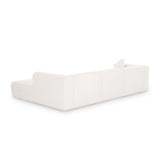 Tarra 3-Piece Cream Performance Chenille Modular Sectional - View 4