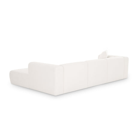 Tarra 3-Piece Cream Performance Chenille Modular Sectional - View 4