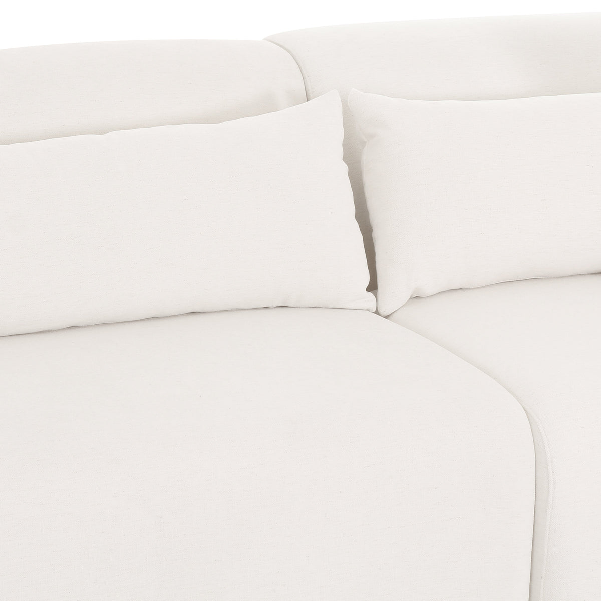 Tarra 3-Piece Cream Performance Chenille Modular Sectional - View 5
