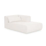 Tarra Cream Performance Chenille Modular Chaise - View 1