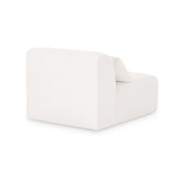 Tarra Cream Performance Chenille Modular Armless Chair - View 5