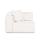 Tarra Cream Performance Chenille Modular Corner Chair - View 8