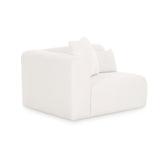 Tarra Cream Performance Chenille Modular Corner Chair - View 6
