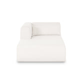 Tarra Cream Performance Chenille Modular Chaise - View 9