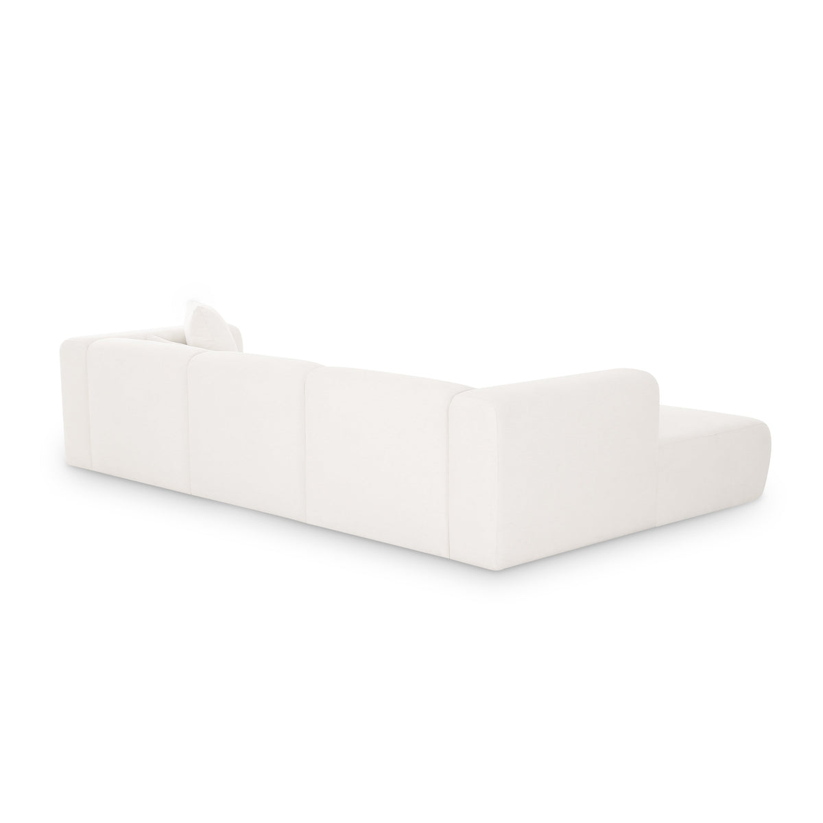 Tarra 3-Piece Cream Performance Chenille Modular Sectional - View 10