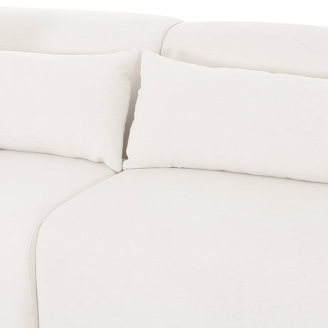 Tarra 3-Piece Cream Performance Chenille Modular Sectional - View 11