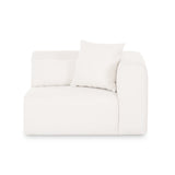 Tarra Cream Performance Chenille Modular Corner Chair - View 3