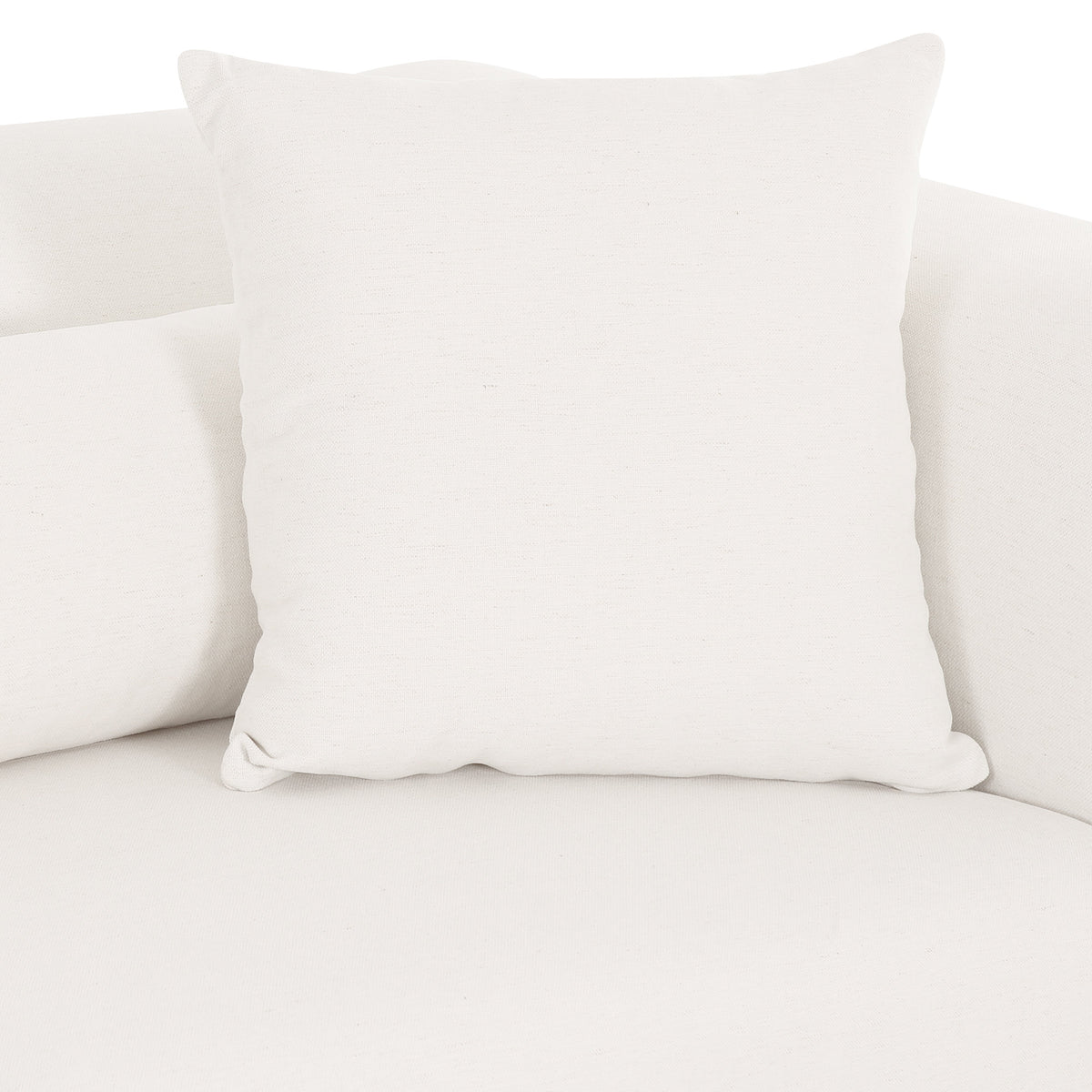 Tarra Cream Performance Chenille Modular Corner Chair - View 4
