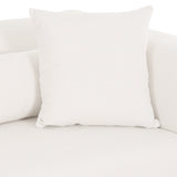 Tarra Cream Performance Chenille Modular Corner Chair - View 4