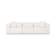 Tarra 118-Inch Modular Sofa angled view showing deep seating modules