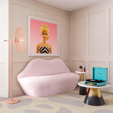 Lips 68" Velvet Settee