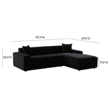 Olafur 2-Piece Upholstered L-Shaped Sectional
