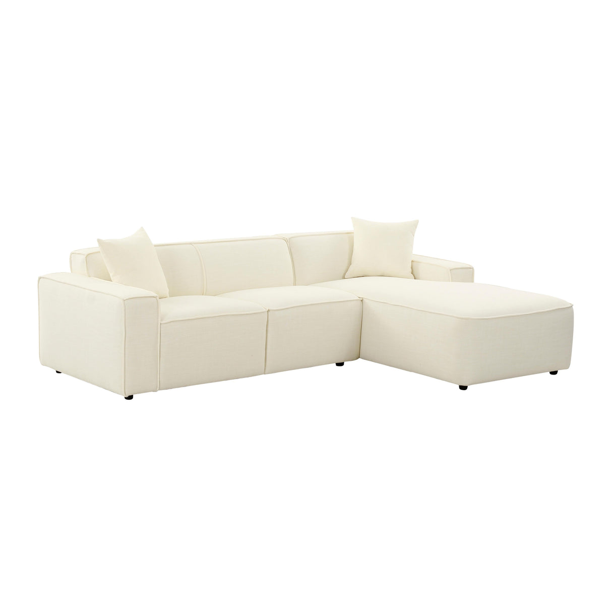 Olafur 2-Piece Upholstered L-Shaped Sectional