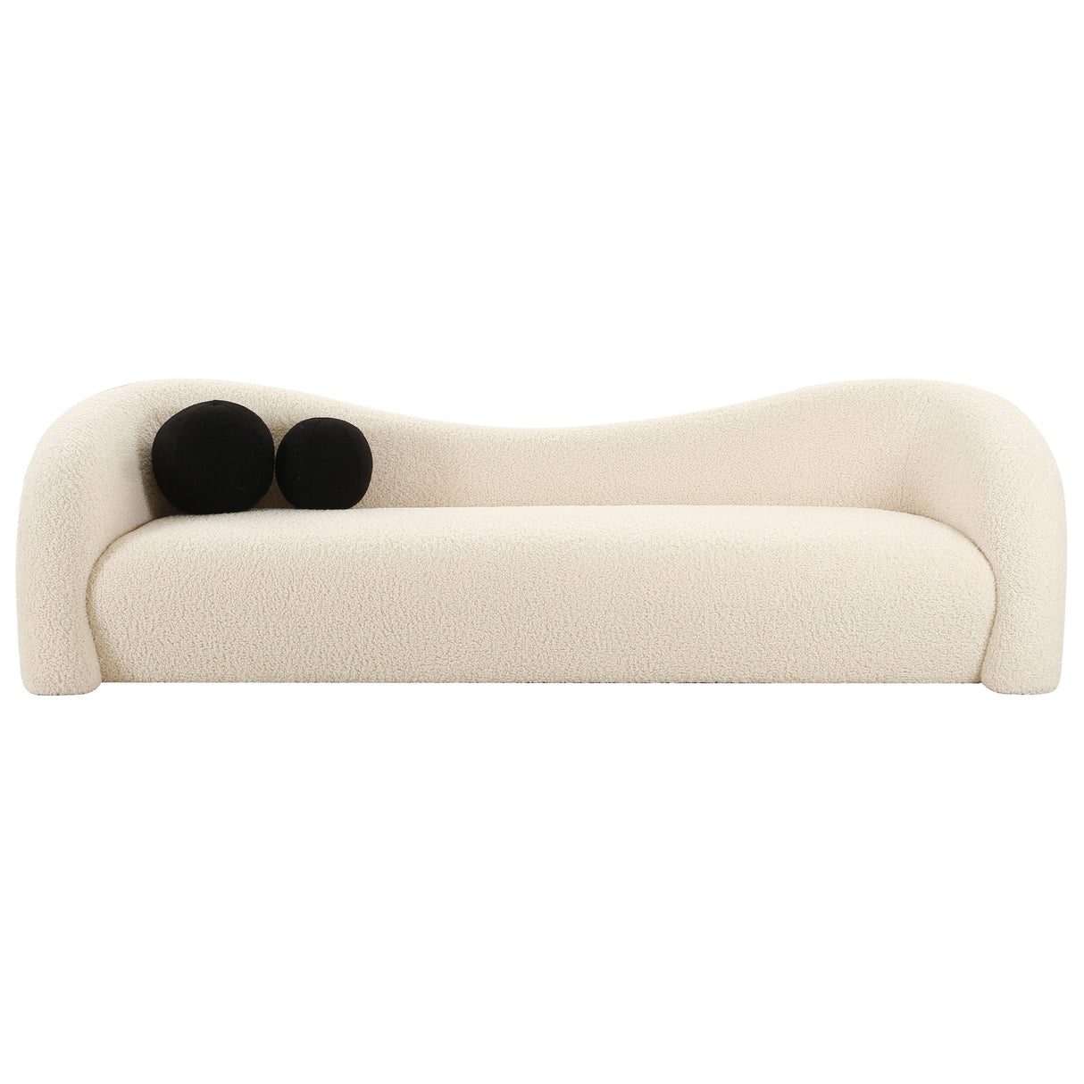 Leonie 102.5" Faux Shearling Sofa