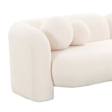 Amelie 91" Faux Fur Sofa