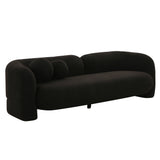 Amelie 91" Faux Fur Sofa