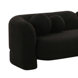 Amelie 91" Faux Fur Sofa