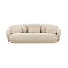 Misty 90 Inch Tan Boucle Couch Neutral Minimalist Living Room