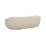 Misty Curved Sofa Bolster Pillow Close Up Craftsmanship View