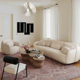 Misty 90 Inch Cream Sofa Contract Grade Commercial Reception Area