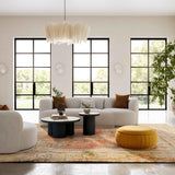 Fickle 82.5" Grey Performance Velvet Modular Loveseat - View 2