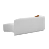 Fickle 82.5" Grey Performance Velvet Modular Loveseat - View 4