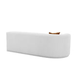 Fickle 82.5" Grey Performance Velvet Modular Loveseat - View 5
