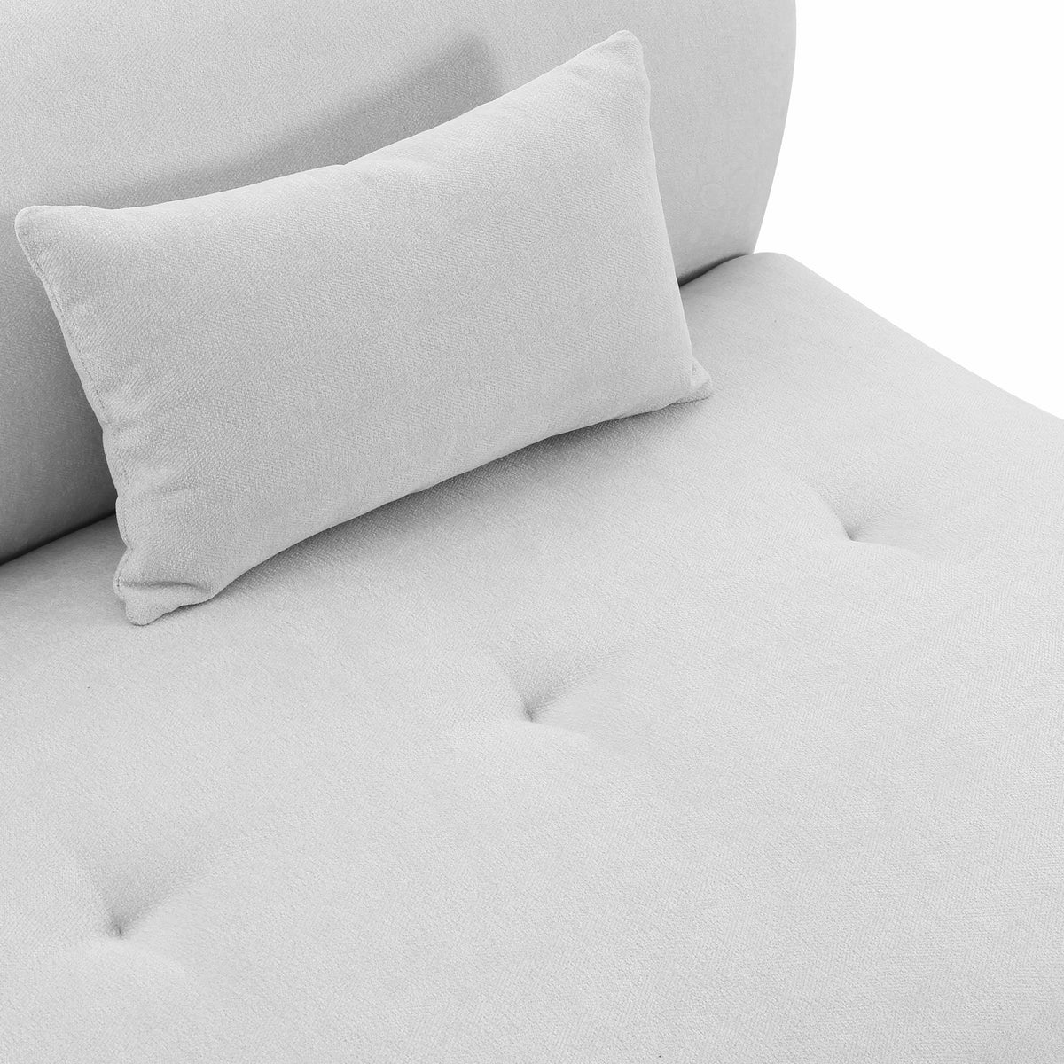 Fickle 82.5" Grey Performance Velvet Modular Loveseat - View 7