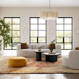 Fickle 82.5" Grey Performance Velvet Modular Loveseat - View 10