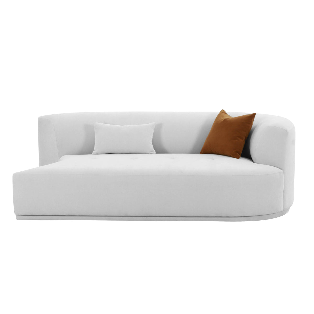 Fickle 82.5" Grey Performance Velvet Modular Loveseat - View 9