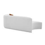 Fickle 82.5" Grey Performance Velvet Modular Loveseat - View 12