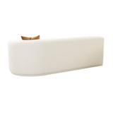 Fickle 82.5" Cream Performance Boucle Modular Loveseat - View 11