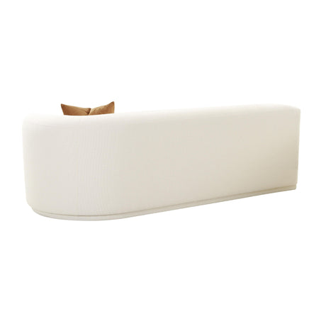 Fickle 82.5" Cream Performance Boucle Modular Loveseat - View 11