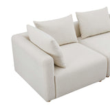 Hangover 81" Cream Boucle Loveseat