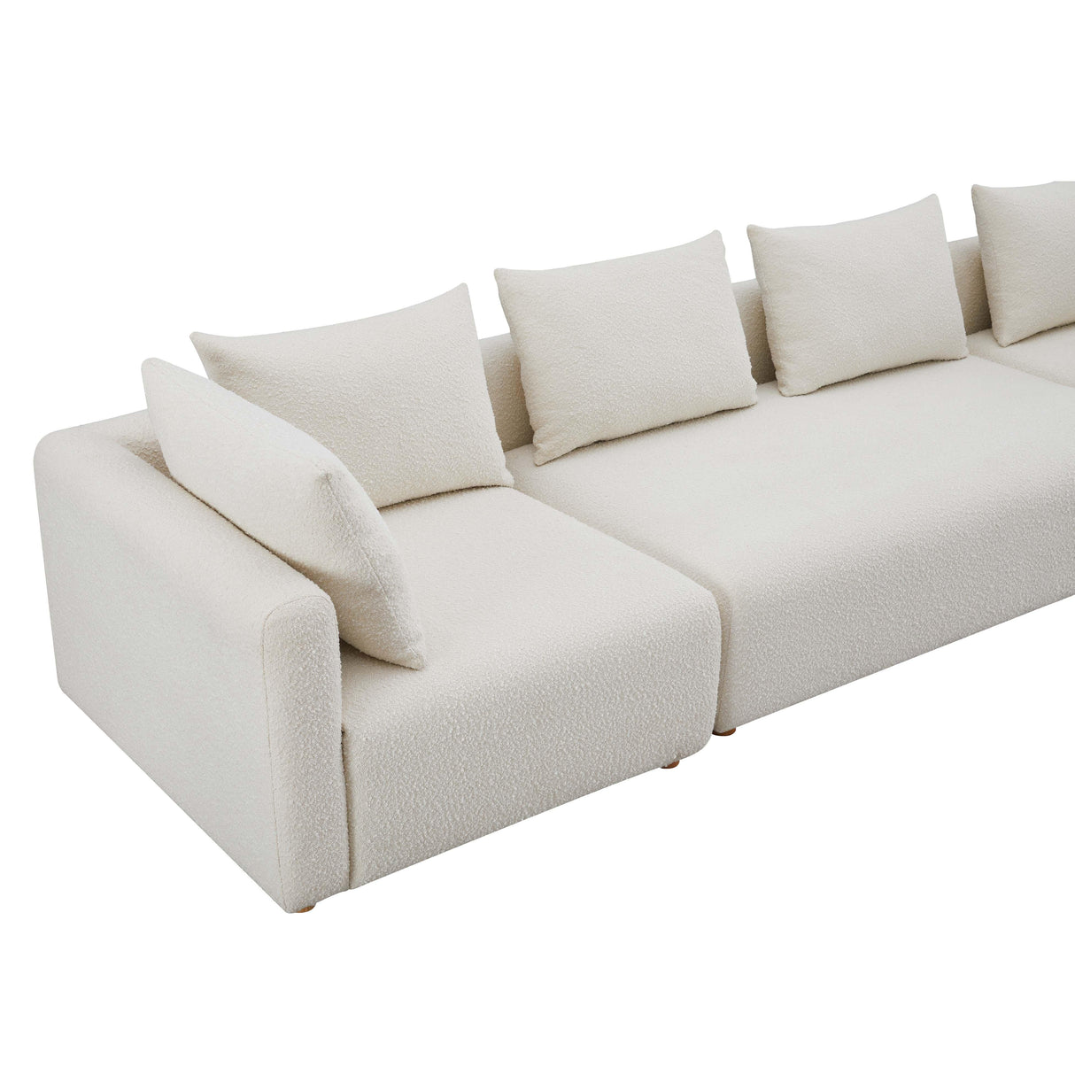 Hangover 145" Cream Boucle Long Sofa