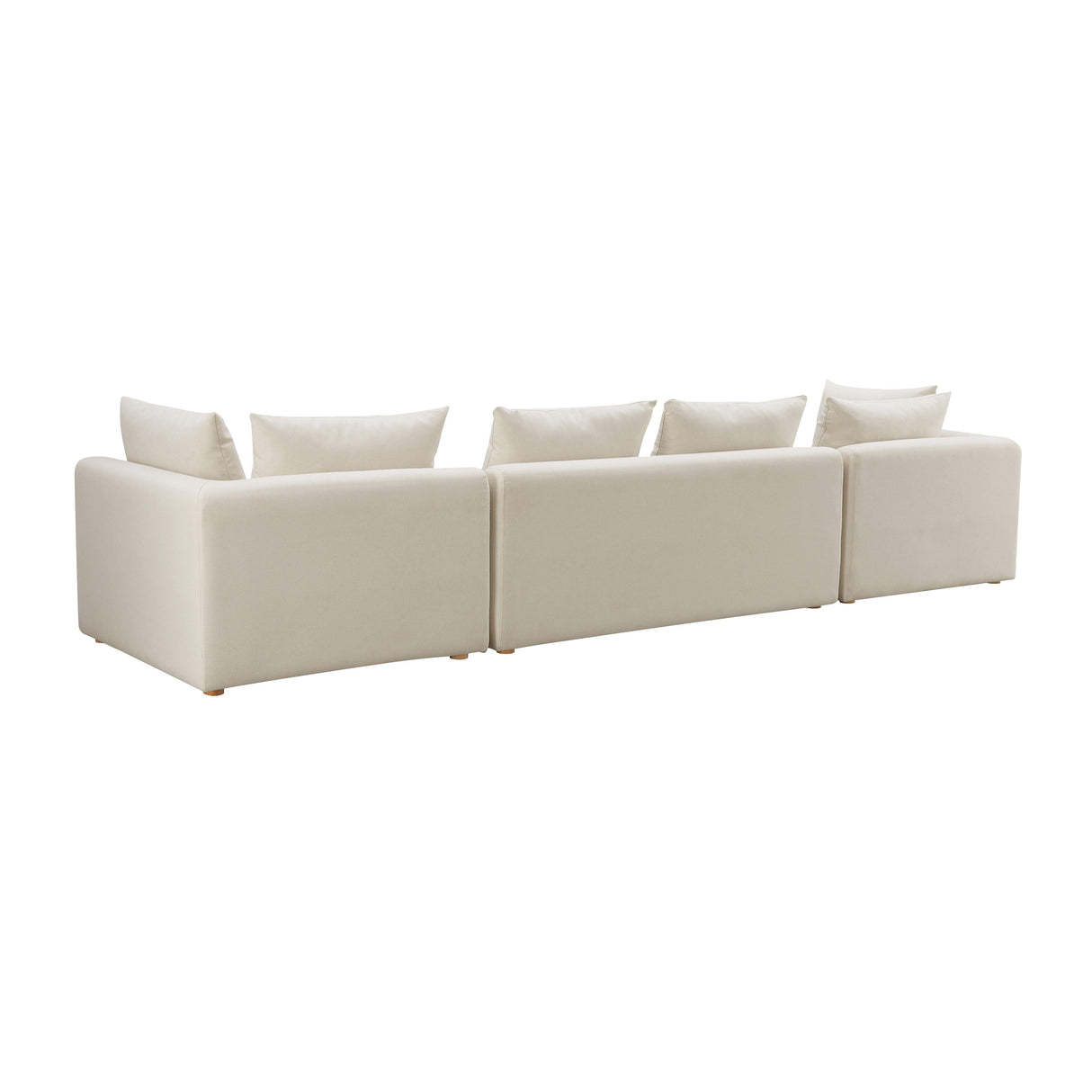 Hangover 145" Cream Performance Linen Long Sofa