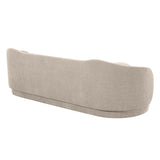 Circe Taupe Textured Velvet Sofa
