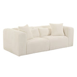 Tarra 86" Fluffy Oversized Corduroy Modular Loveseat