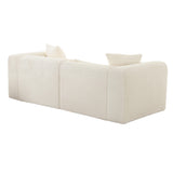 Tarra 86" Fluffy Oversized Corduroy Modular Loveseat