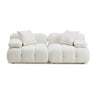 Calliope 79" Vegan Shearling Modular Loveseat