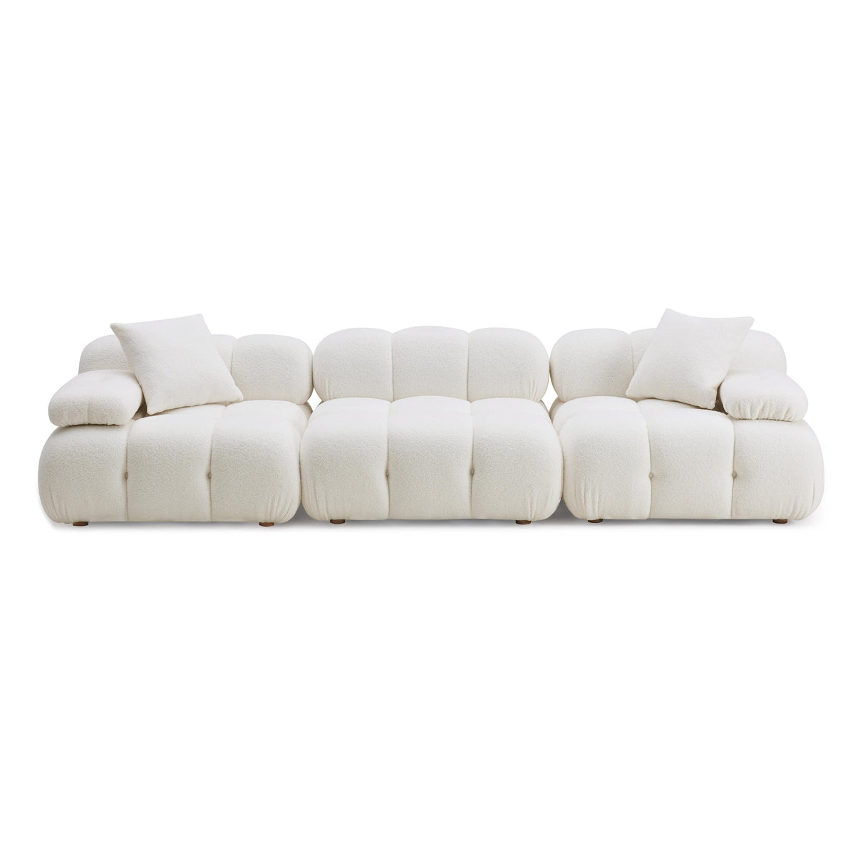 Calliope 118" Vegan Shearling Modular Sofa