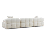 Calliope 118" Vegan Shearling Modular Sofa