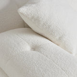 Calliope 118" Vegan Shearling Modular Sofa