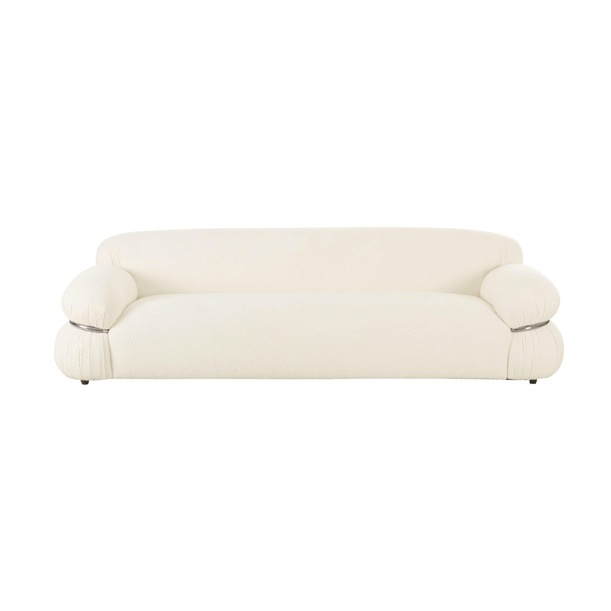 Leyla 98" Cream Boucle Sofa
