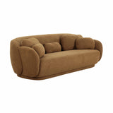 Misty 90 Inch Sofa Placed Over Natural Fiber Area Rug