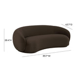 Kendall 90" Velvet Sofa